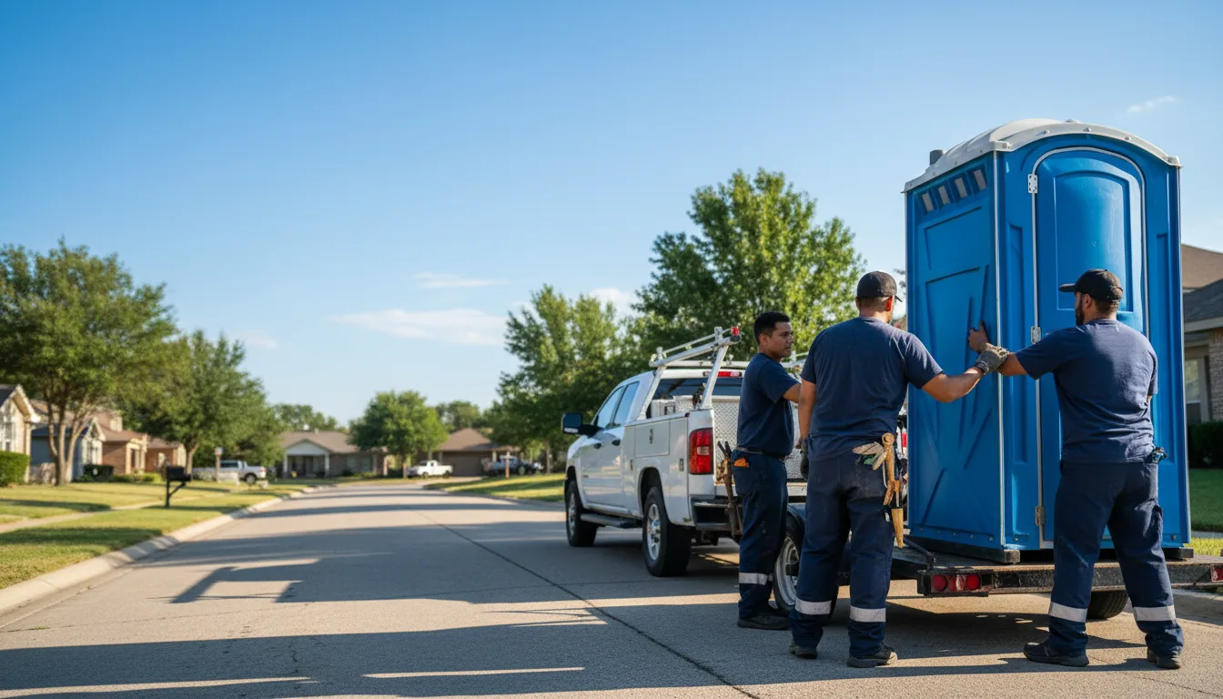 Portable Toilet Rental in Cranfills Gap, TX near me